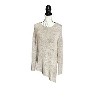 H&M Taupe Asymmetrical Sweater